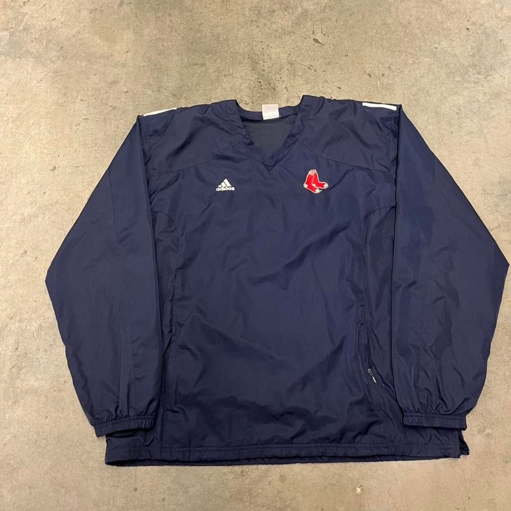 Vintage Y2K Boston Red Sox‎ adidas windbreaker jacket
